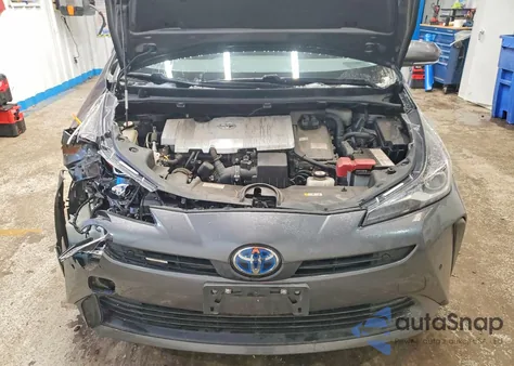 2019 Toyota Prius z USA, uszkodzony, nr VIN JTDKARFU7K3101882